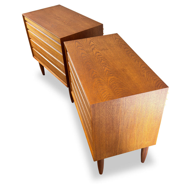 Pair of Oak Cadovious XL Nightstands Decade Five Furniture Co.