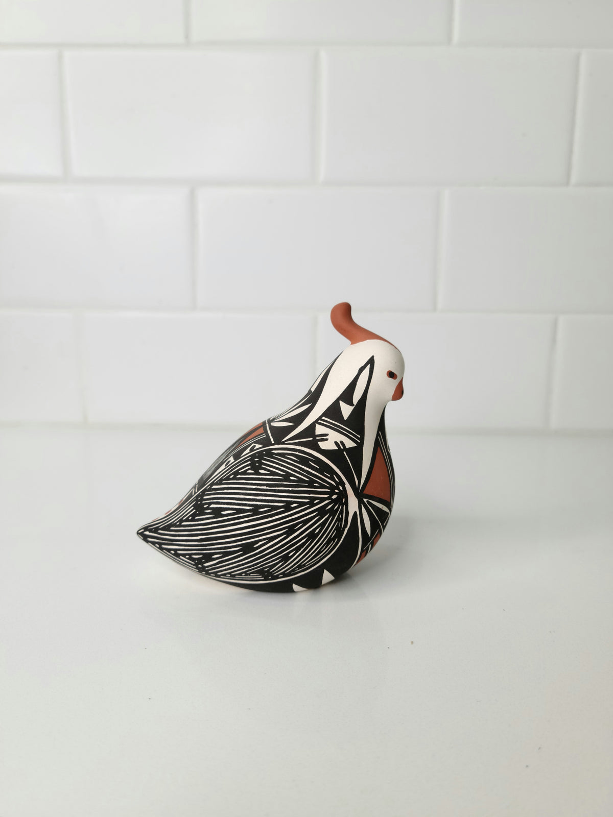 Native American Acoma Pottery Bird