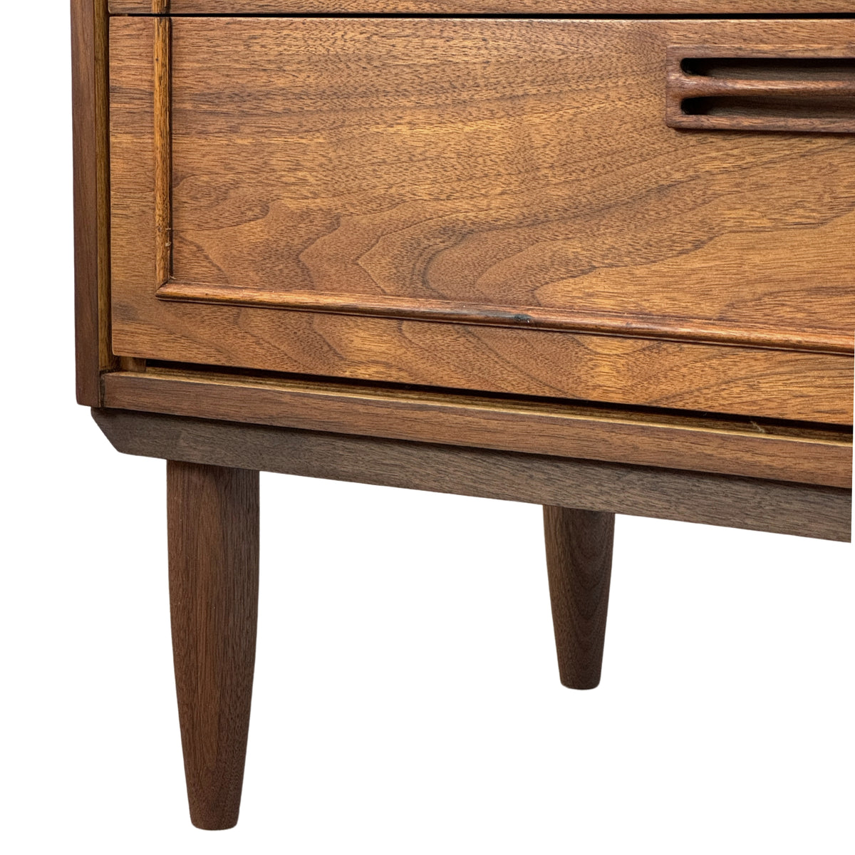 Walnut Four Drawer Highboy