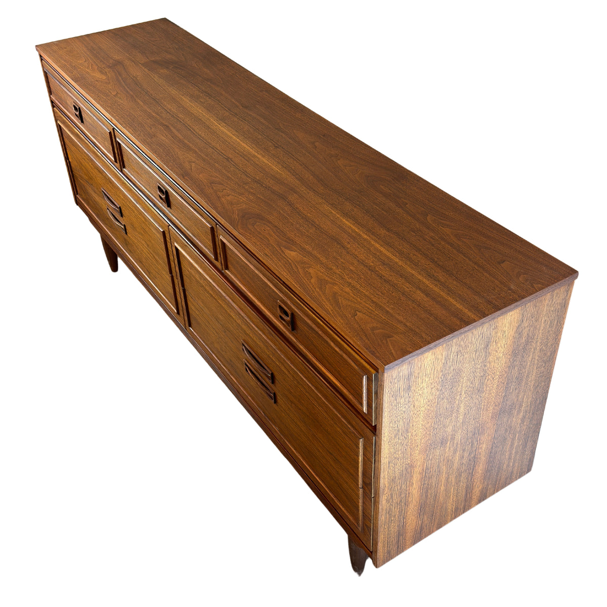 Walnut Seven Drawer Dresser