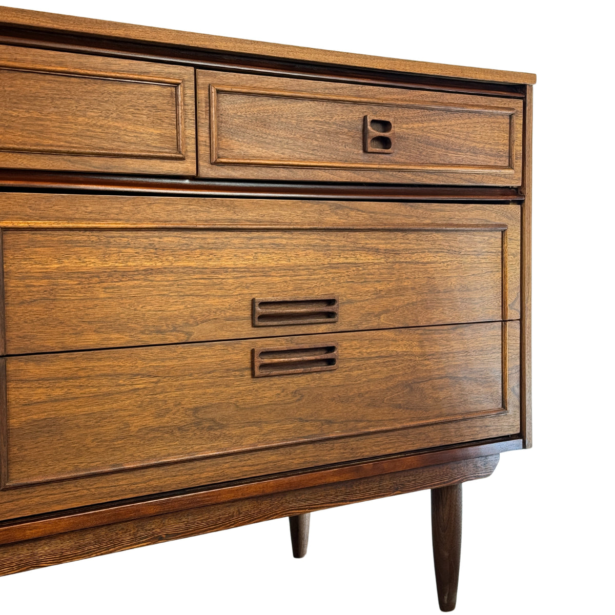 Walnut Seven Drawer Dresser