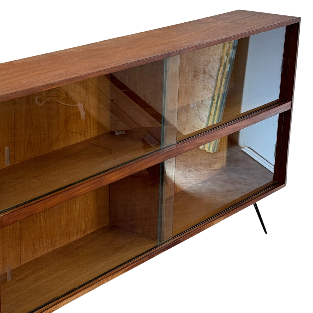 Teak Bookcase/Display Cabinet