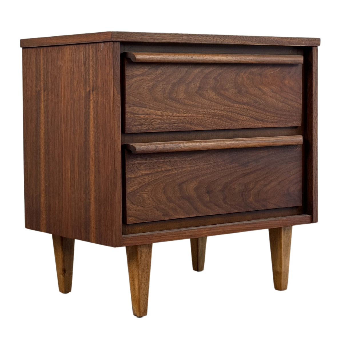 Walnut Nightstand by HPL