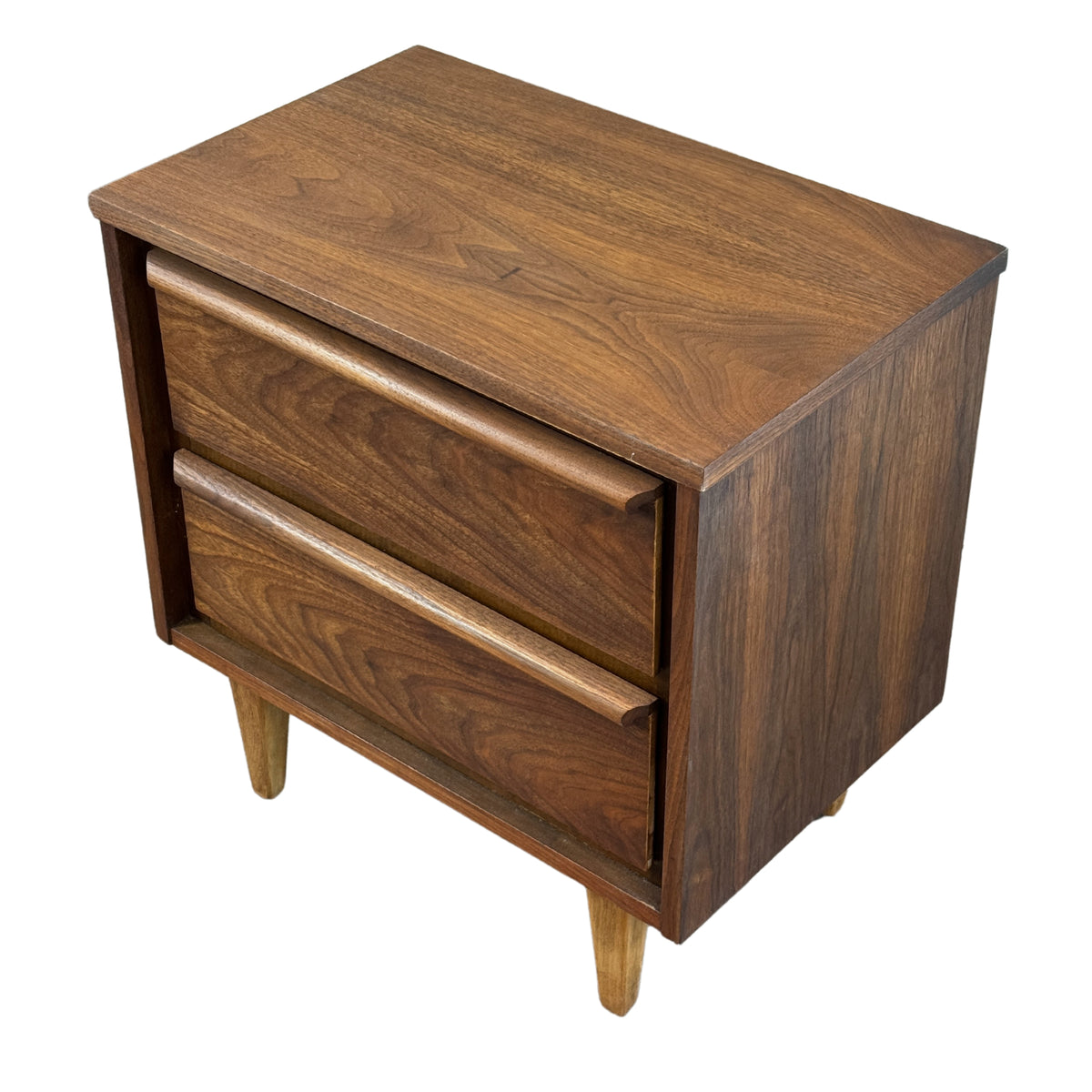 Walnut Nightstand by HPL