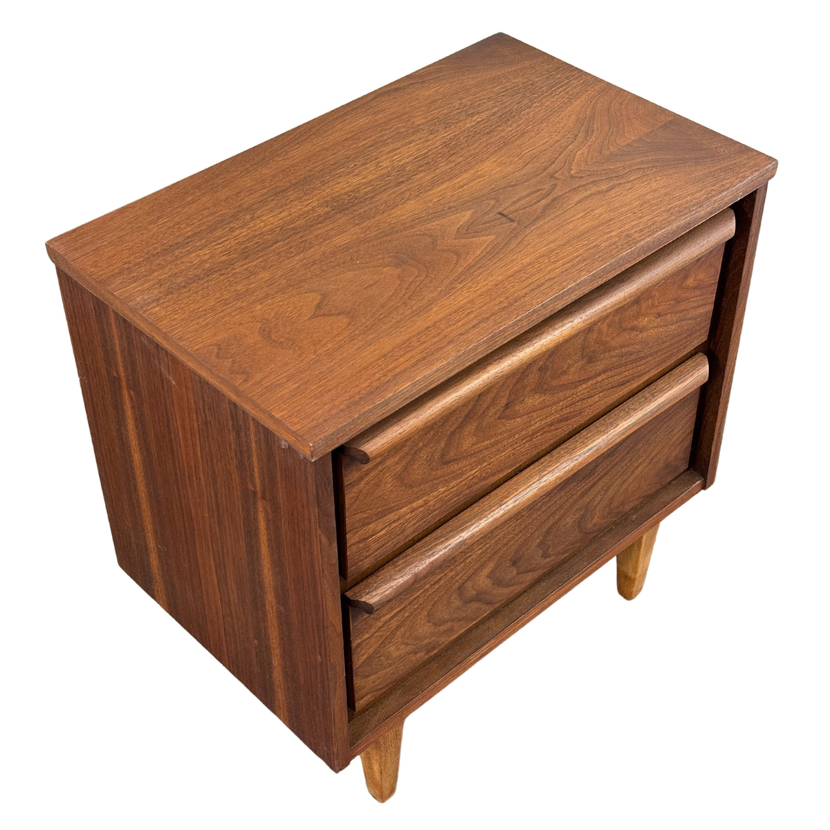 Walnut Nightstand by HPL