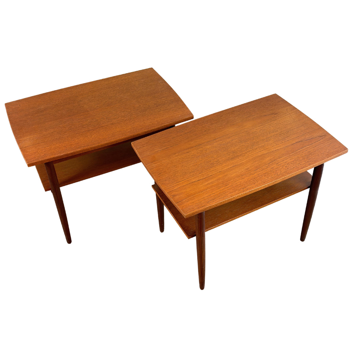 Pair of Teak Side Tables
