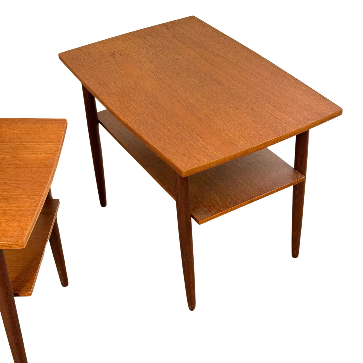 Pair of Teak Side Tables