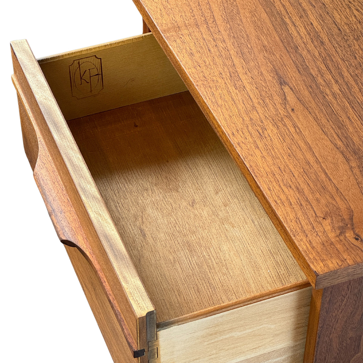Walnut Nightstand by Kaufman Furniture