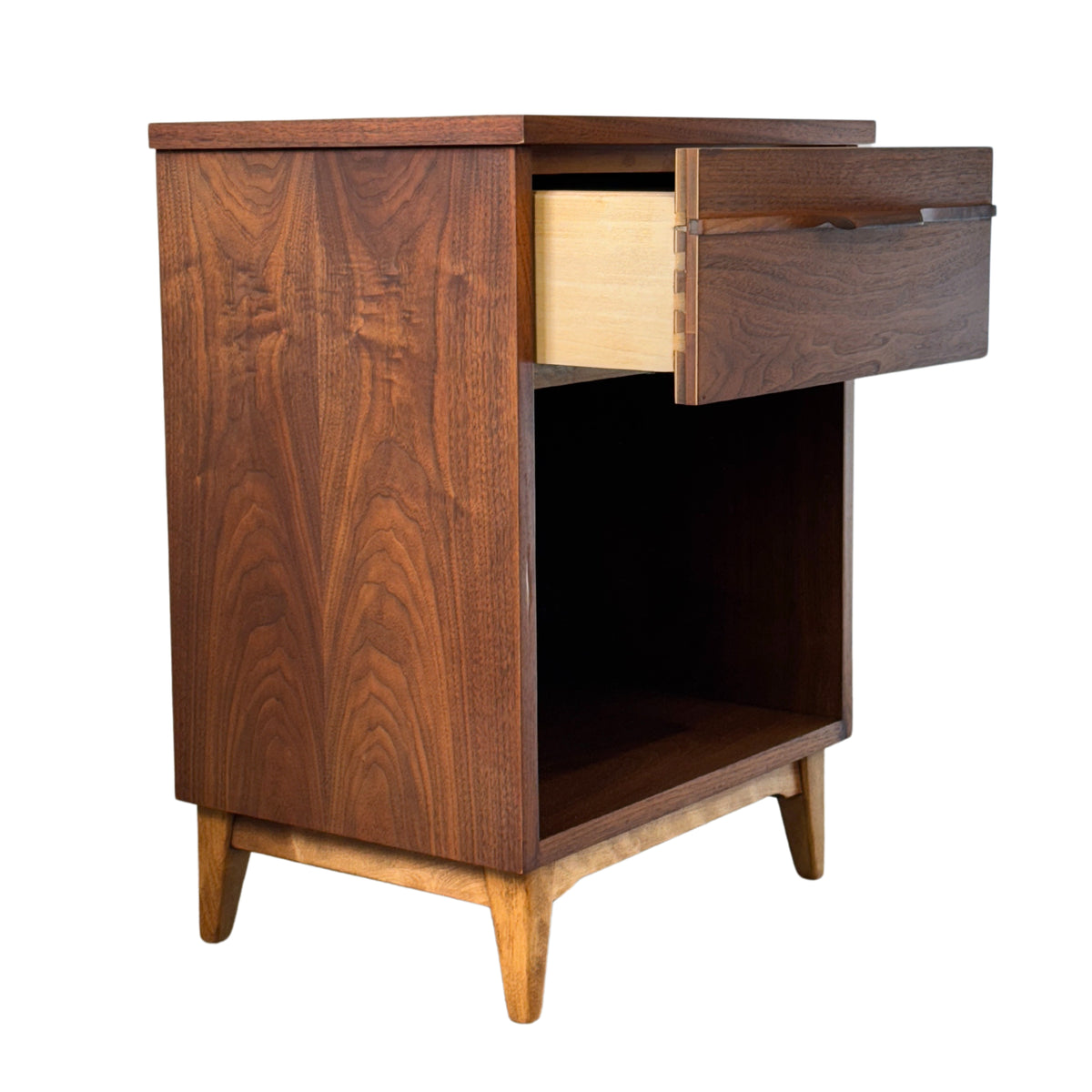 Walnut Nightstand by Kaufman Furniture