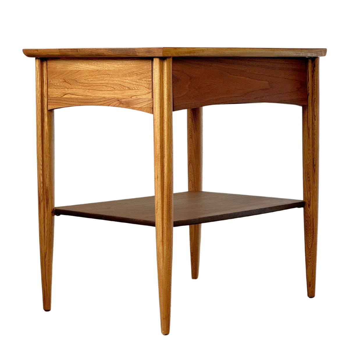 Walnut and Ash End Tables by Deilcraft