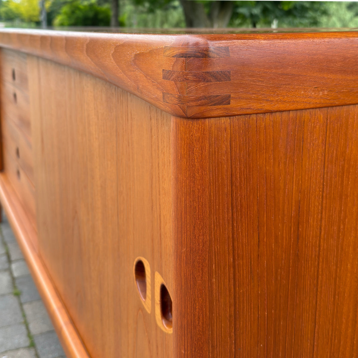 Teak sideboard by H.W. Klein for Bramin