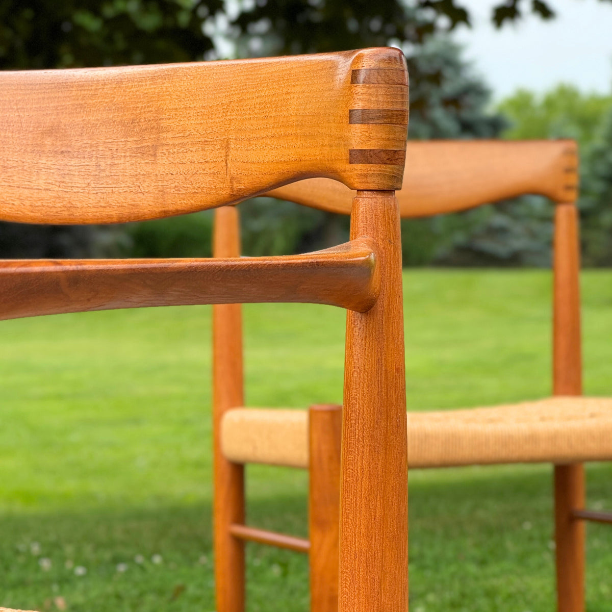 Teak Dining Chairs by H.W. Klein for Bramin