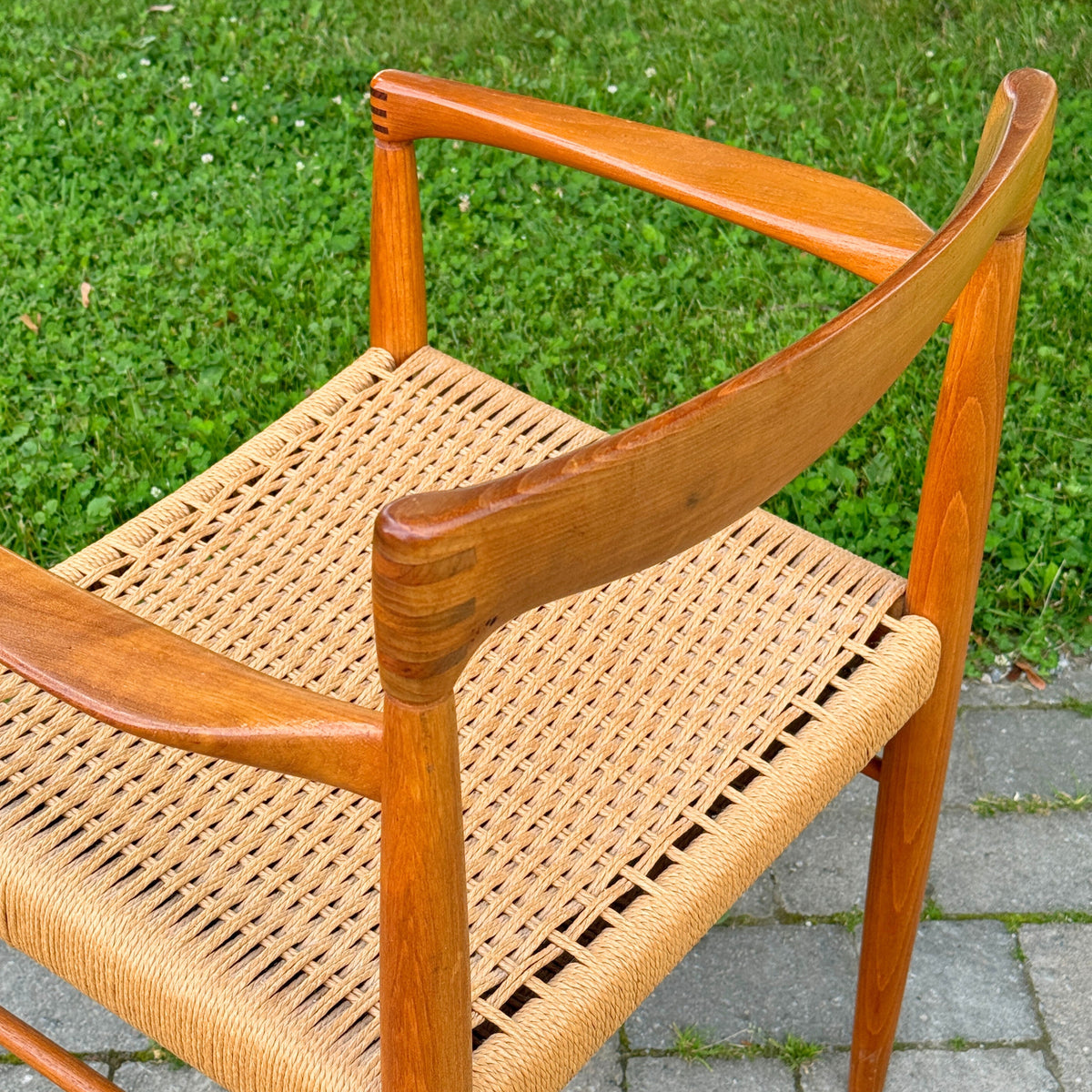 Teak Dining Chairs by H.W. Klein for Bramin