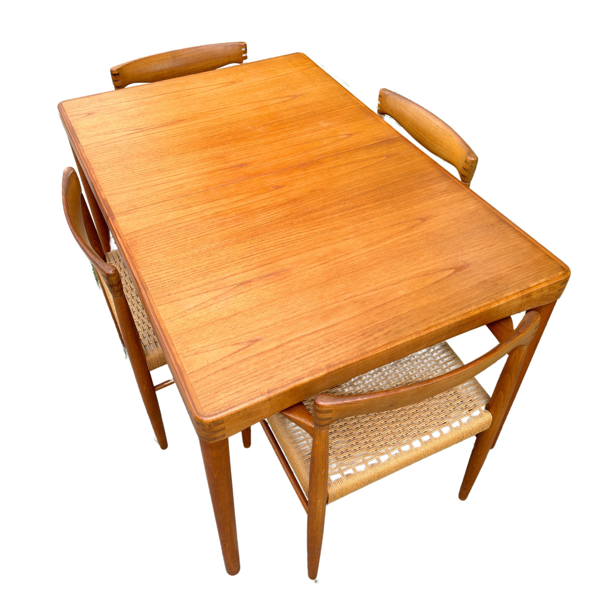 Teak Dining Table by H.W. Klein for Bramin