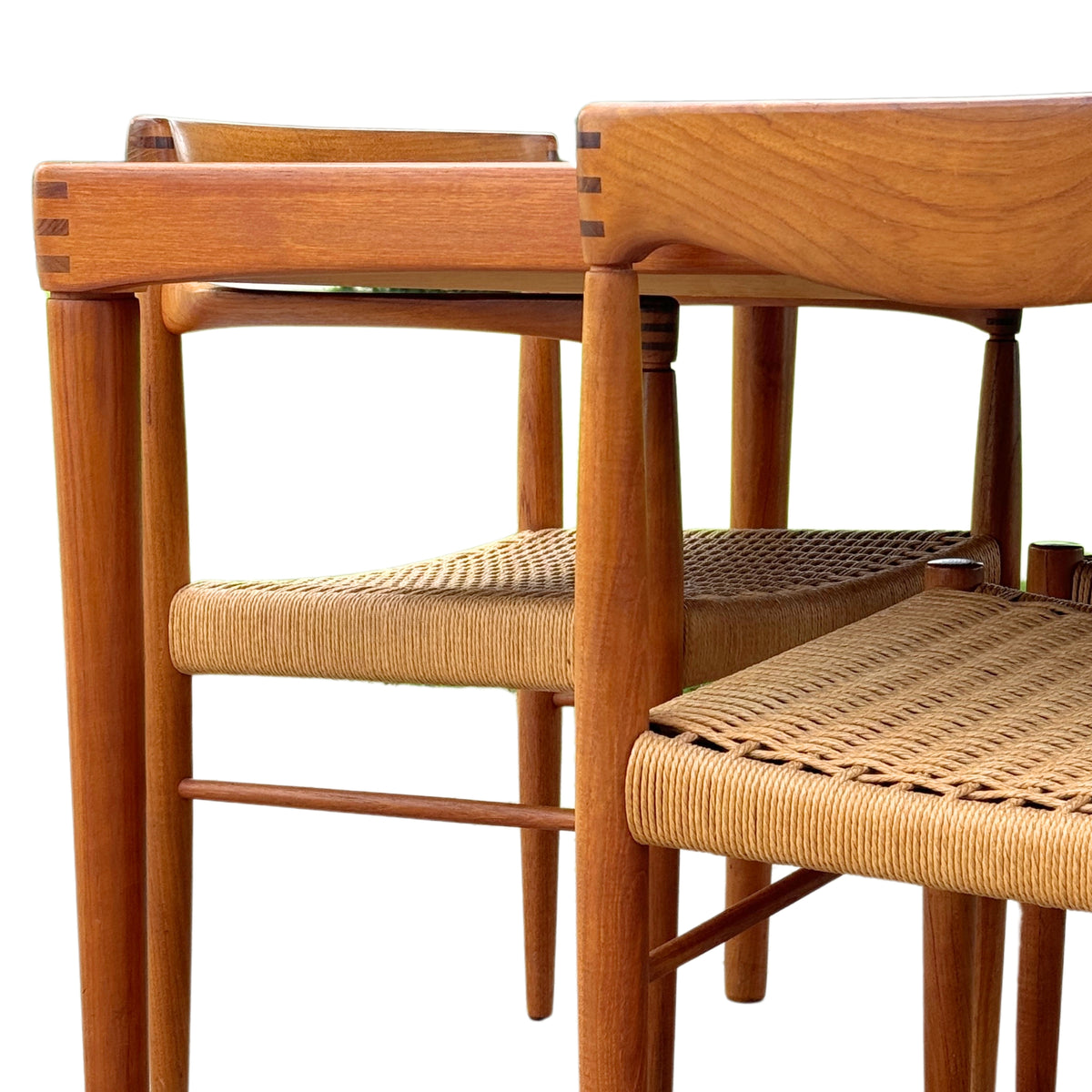 Teak Dining Table by H.W. Klein for Bramin
