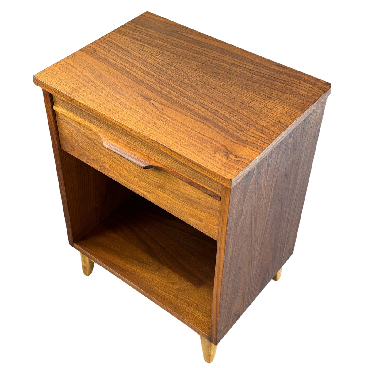 Walnut Nightstand by Kaufman Furniture