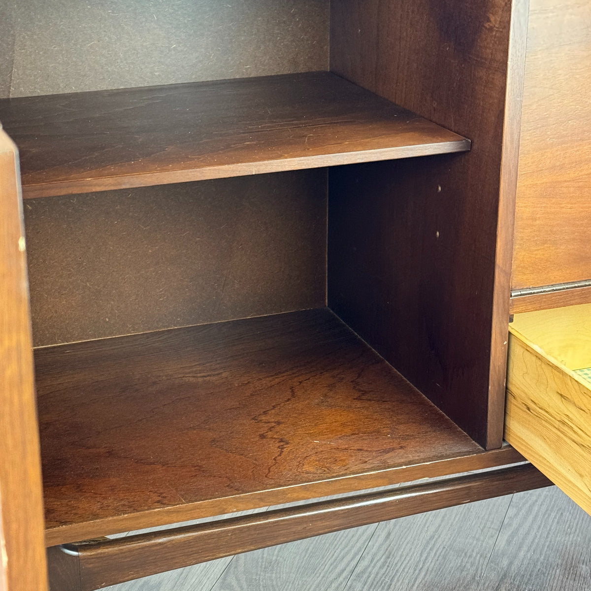 Walnut Bar Cabinet