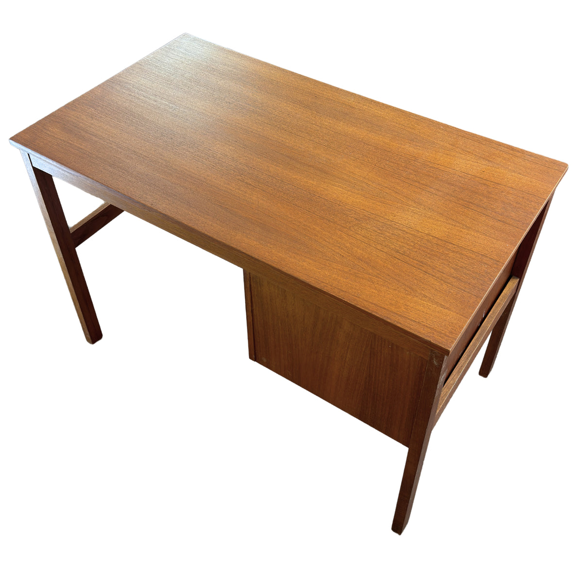 Teak Three Drawer Desk