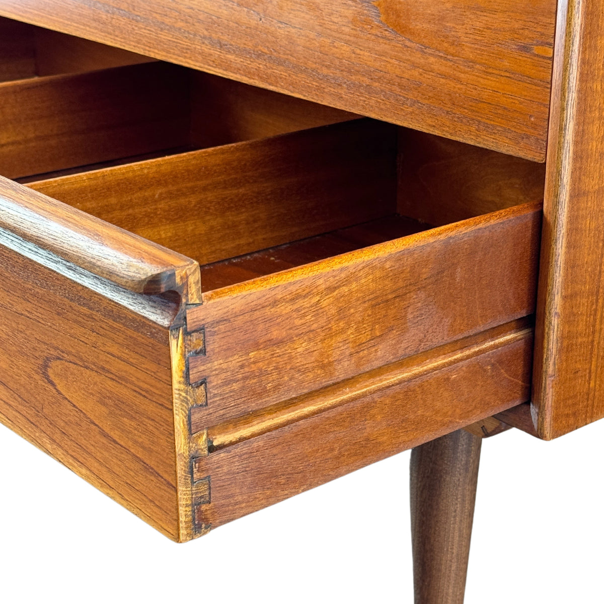 Walnut Four Drawer Dresser by Westnofa
