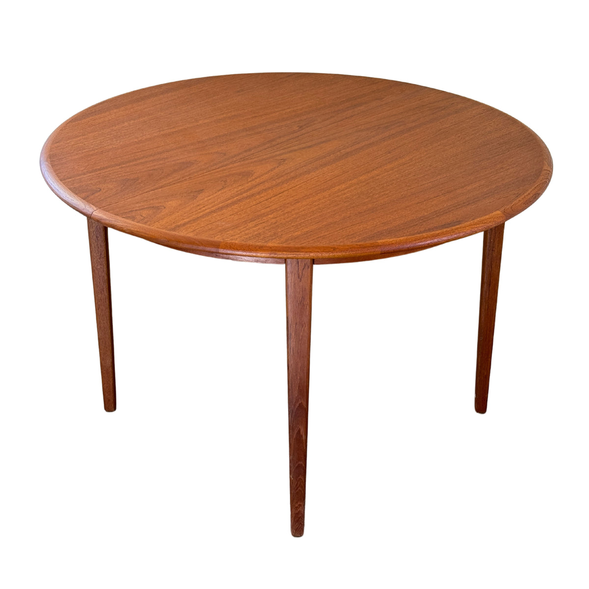 Teak Round Extendable Table