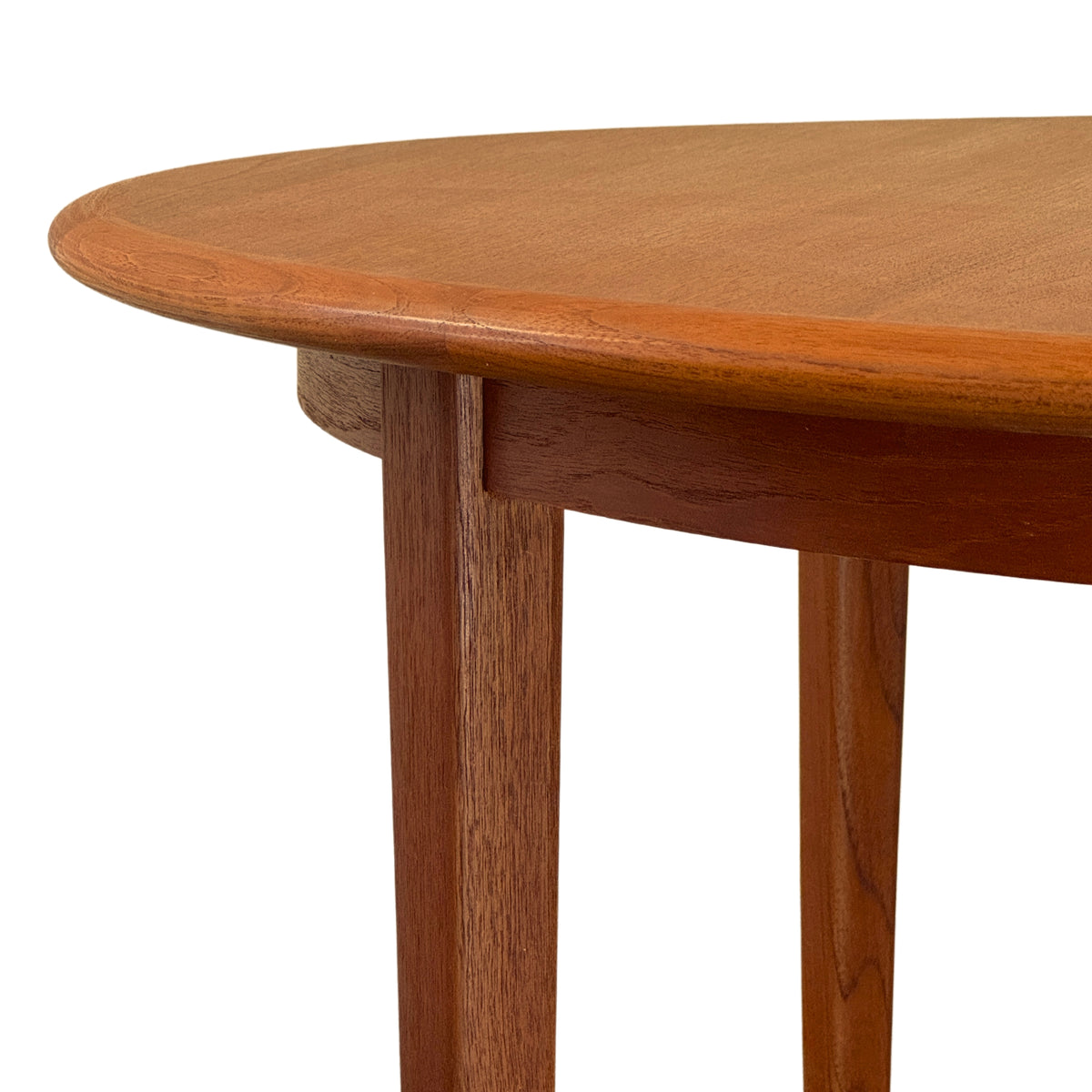 Teak Round Extendable Table