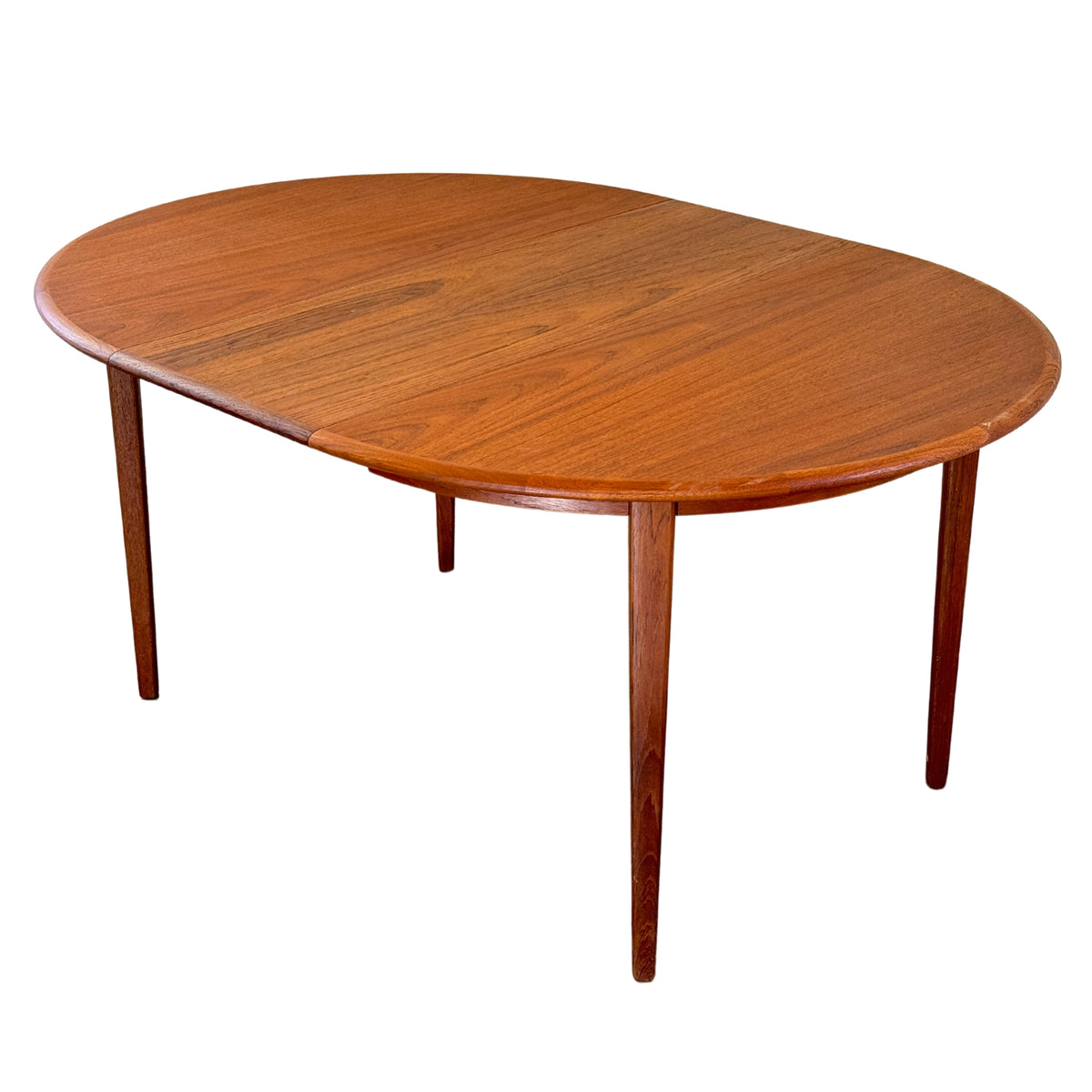 Teak Round Extendable Table