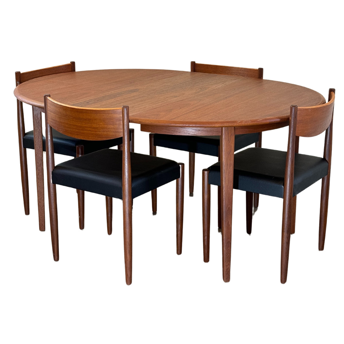 Teak Round Extendable Table