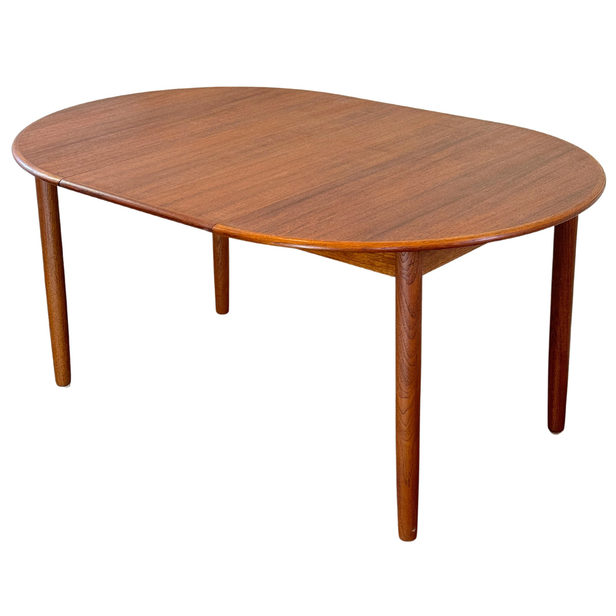 Round Extendable Teak Dining Table