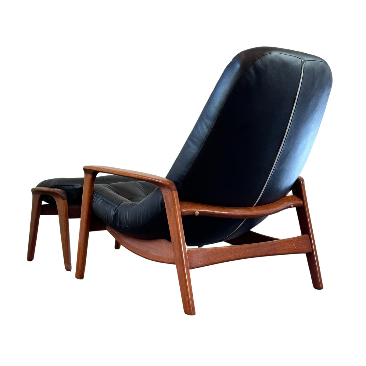 R. Huber Teak Scoop Chair