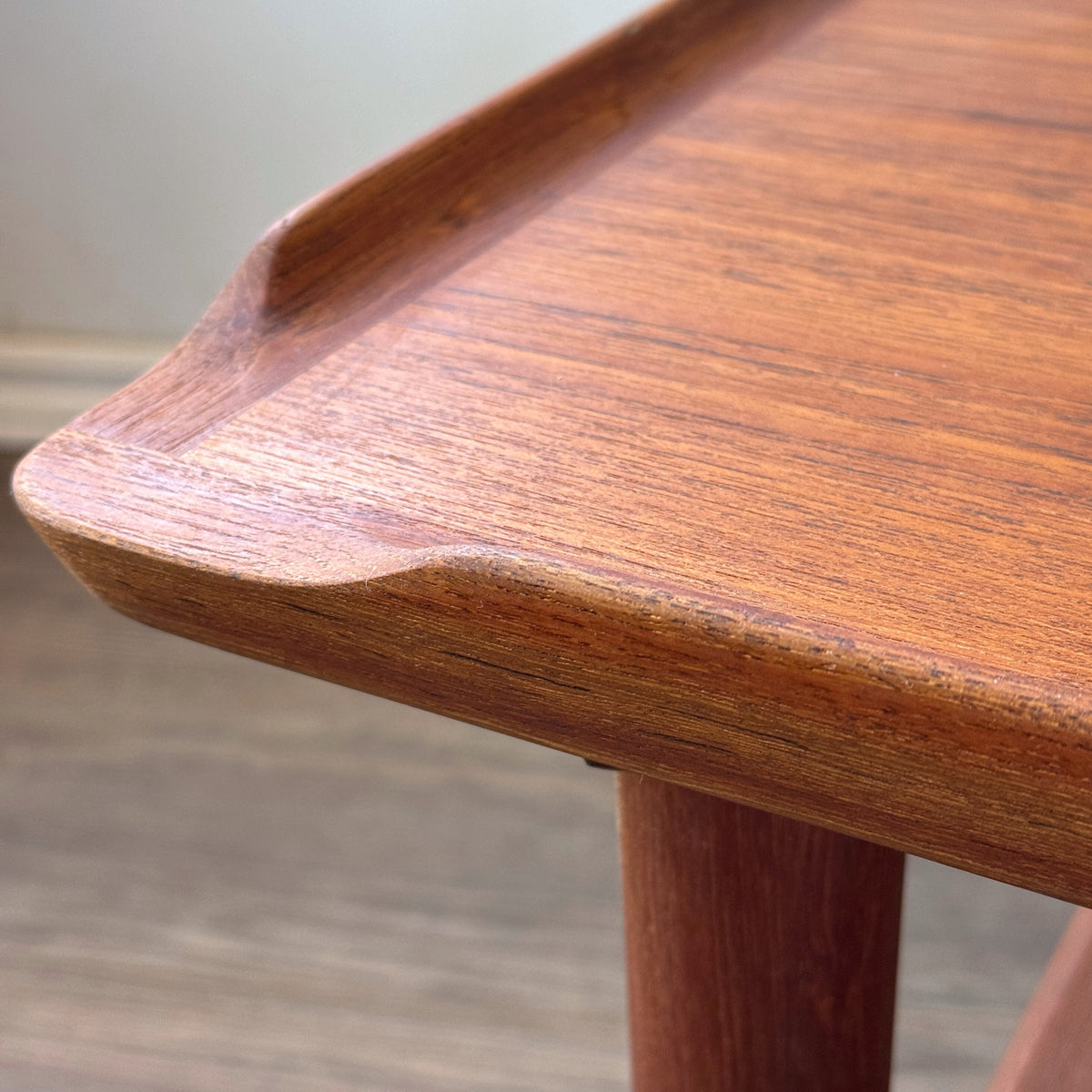 Pair Teak Side Tables