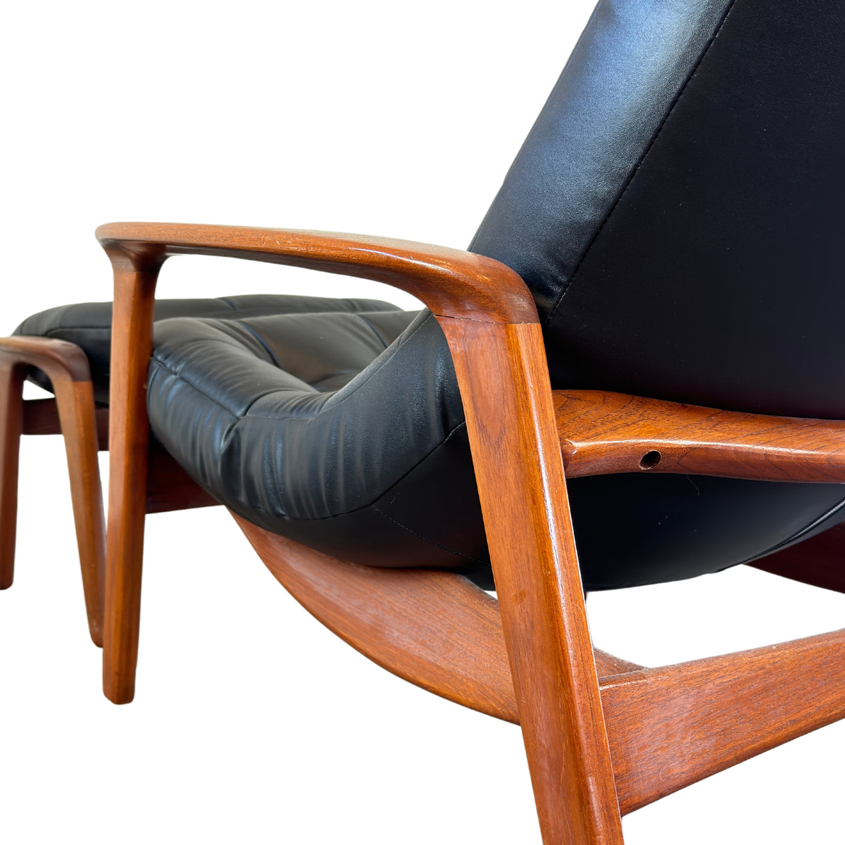 R. Huber Teak Scoop Chair