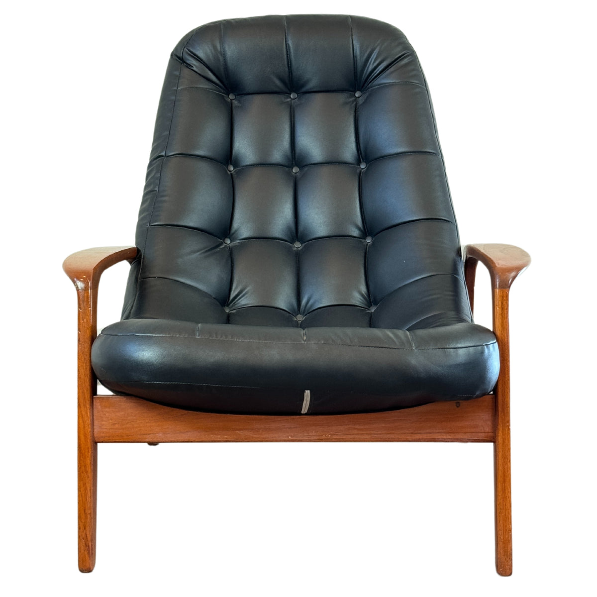 R. Huber Teak Scoop Chair