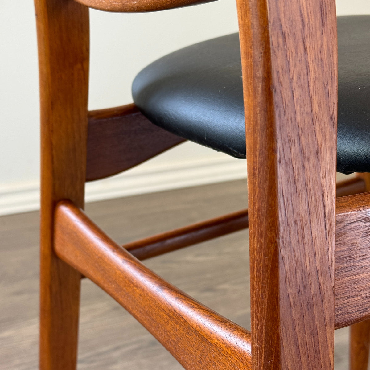 Teak Highback Dining Chairs by Art Furn