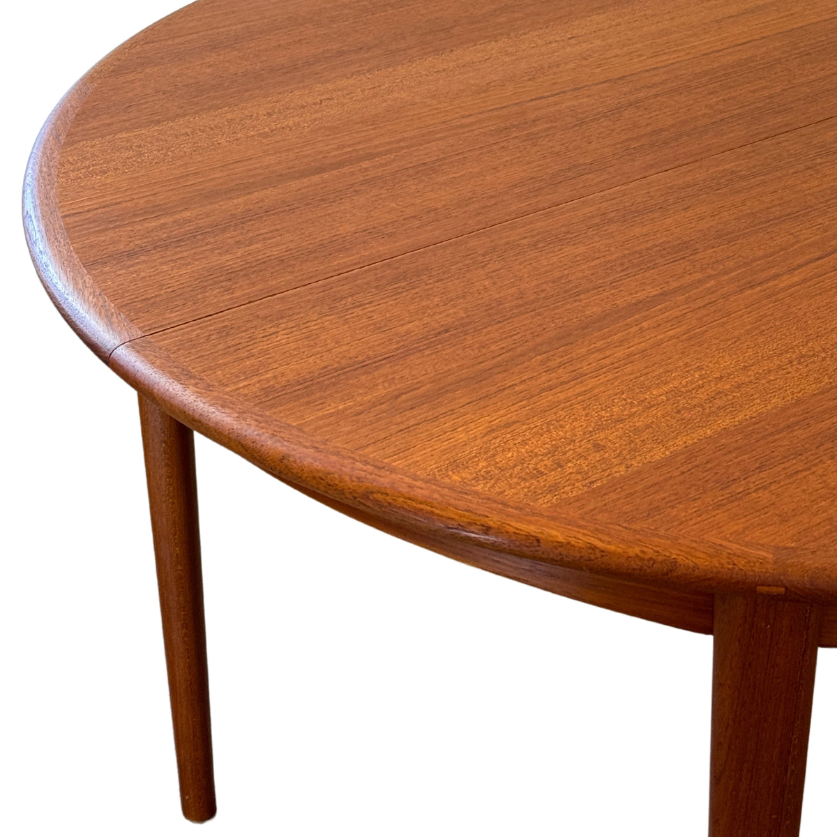 Teak Extendable Round Dining Table