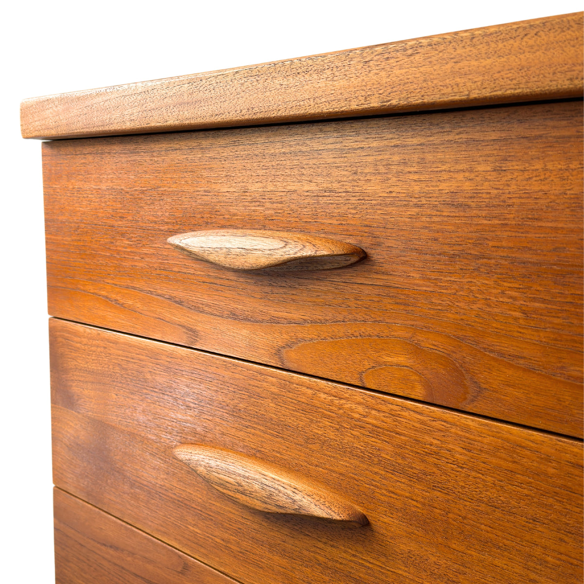 Teak Nine Drawer Dresser