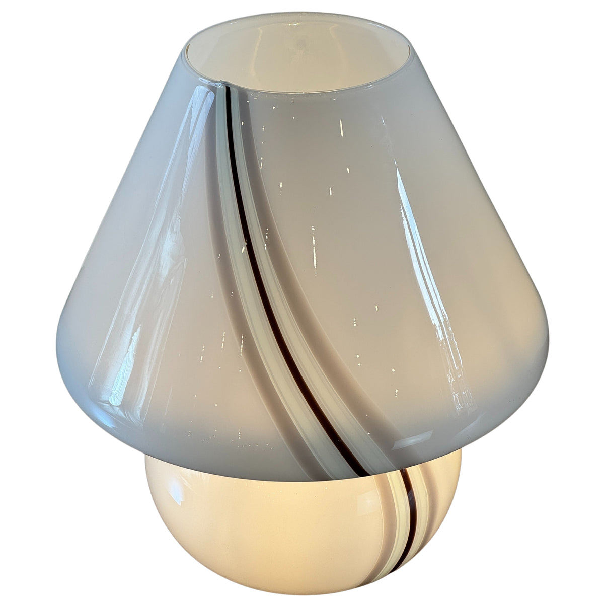 Vintage Mushroom Murano Lamp