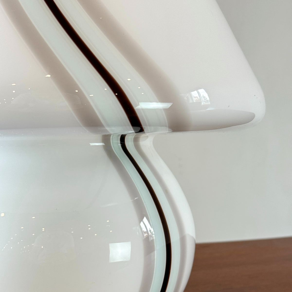 Vintage Mushroom Murano Lamp