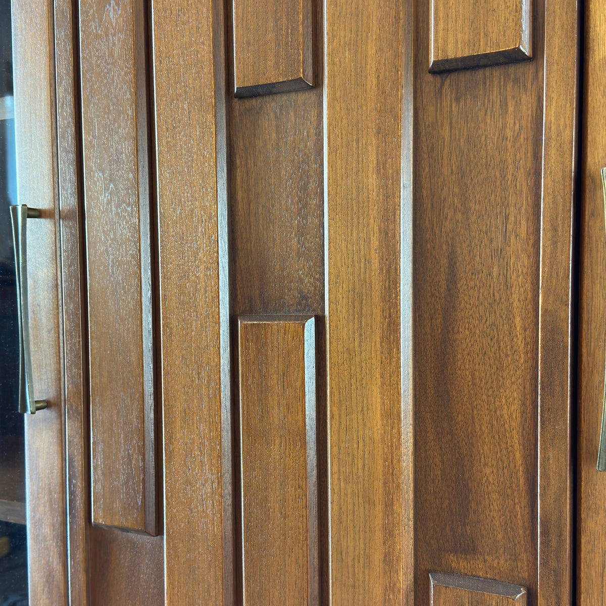 Vintage Walnut Bookcase