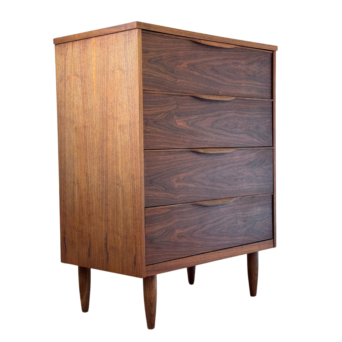 Walnut Highboy Dresser