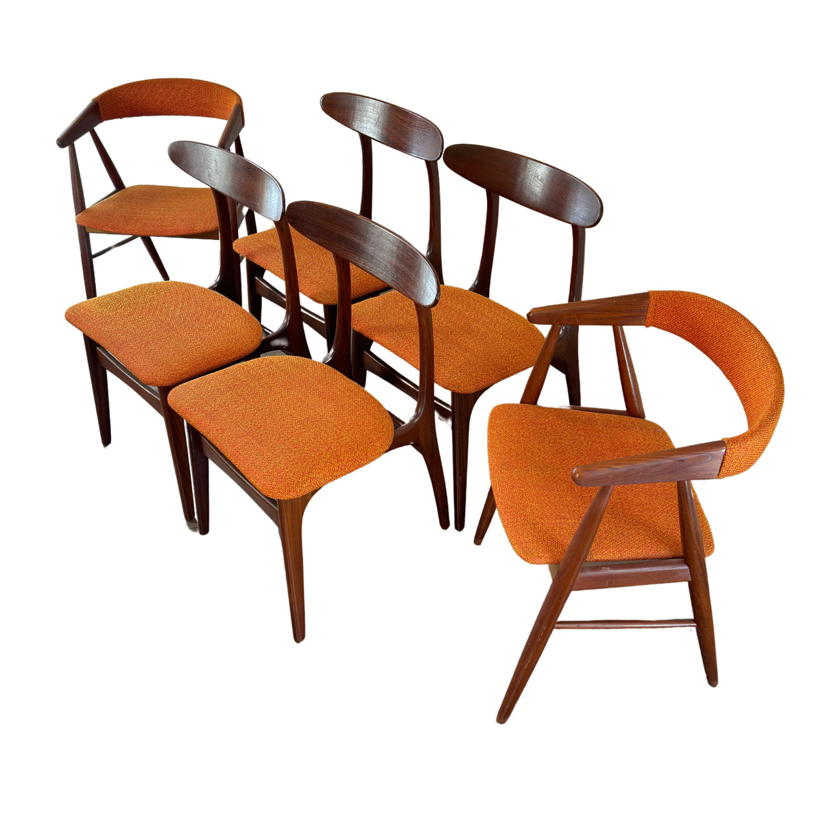 Pair of Teak Chairs by Ejnar Larsen &amp; Aksel Bender