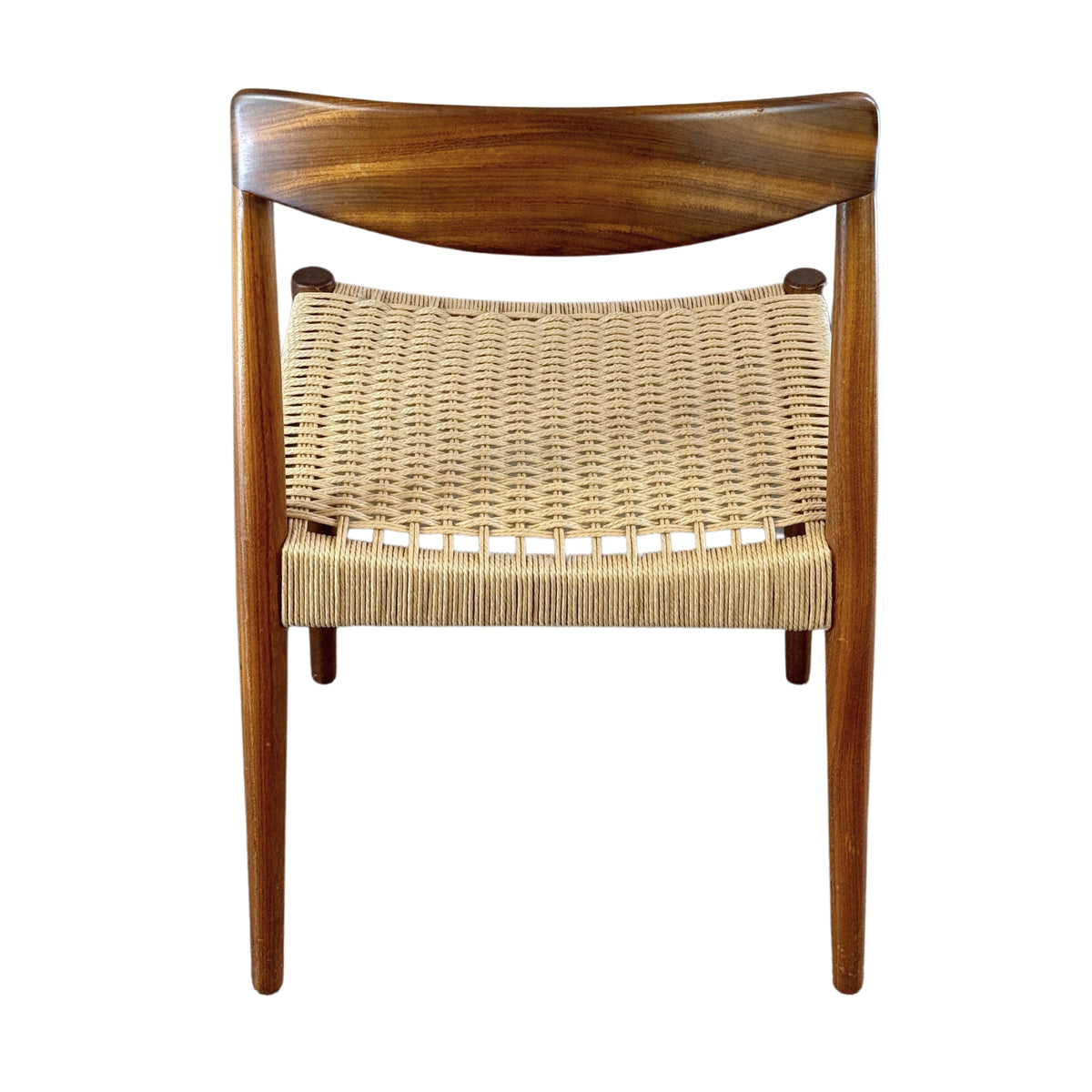 Teak Dining Chairs with Danish Cord