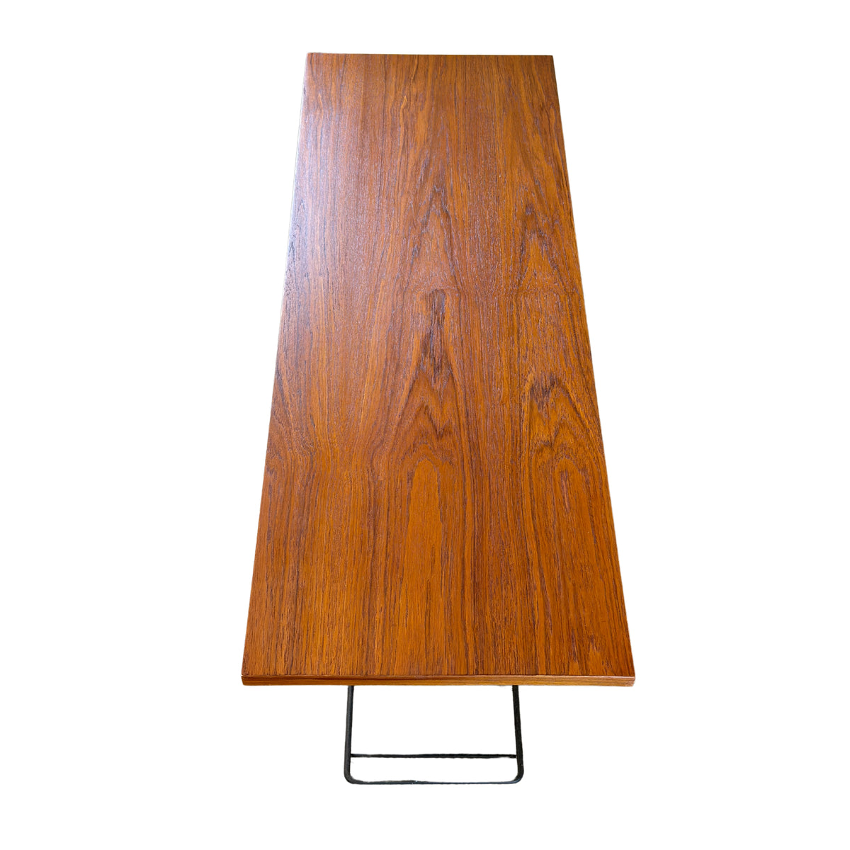 Teak Record Stand