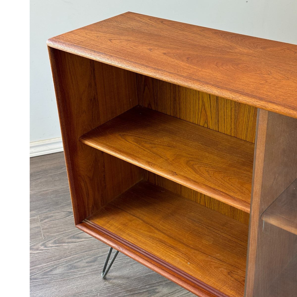 Teak Bookcase/Display Cabinet