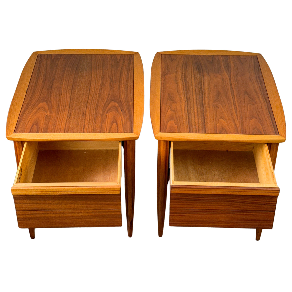 Walnut Deilcraft Side Tables
