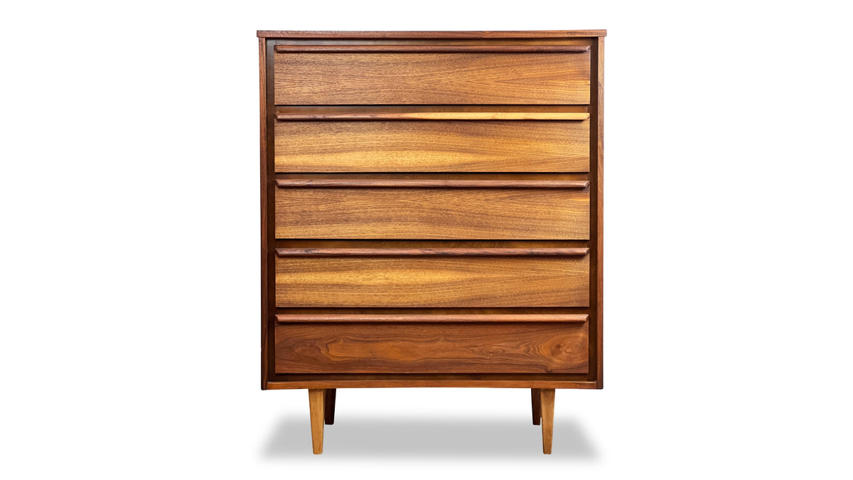 HPL Walnut Chest of Drawers
