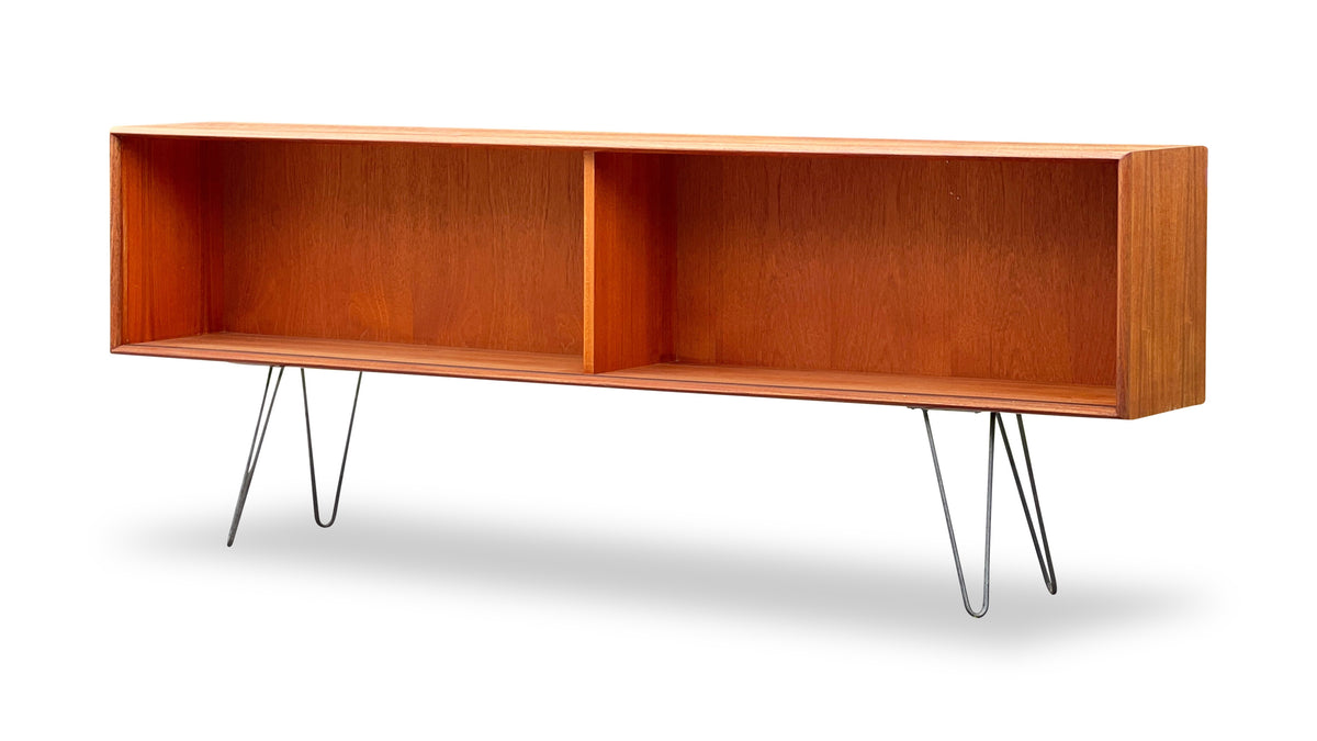 Teak Low Bookcase