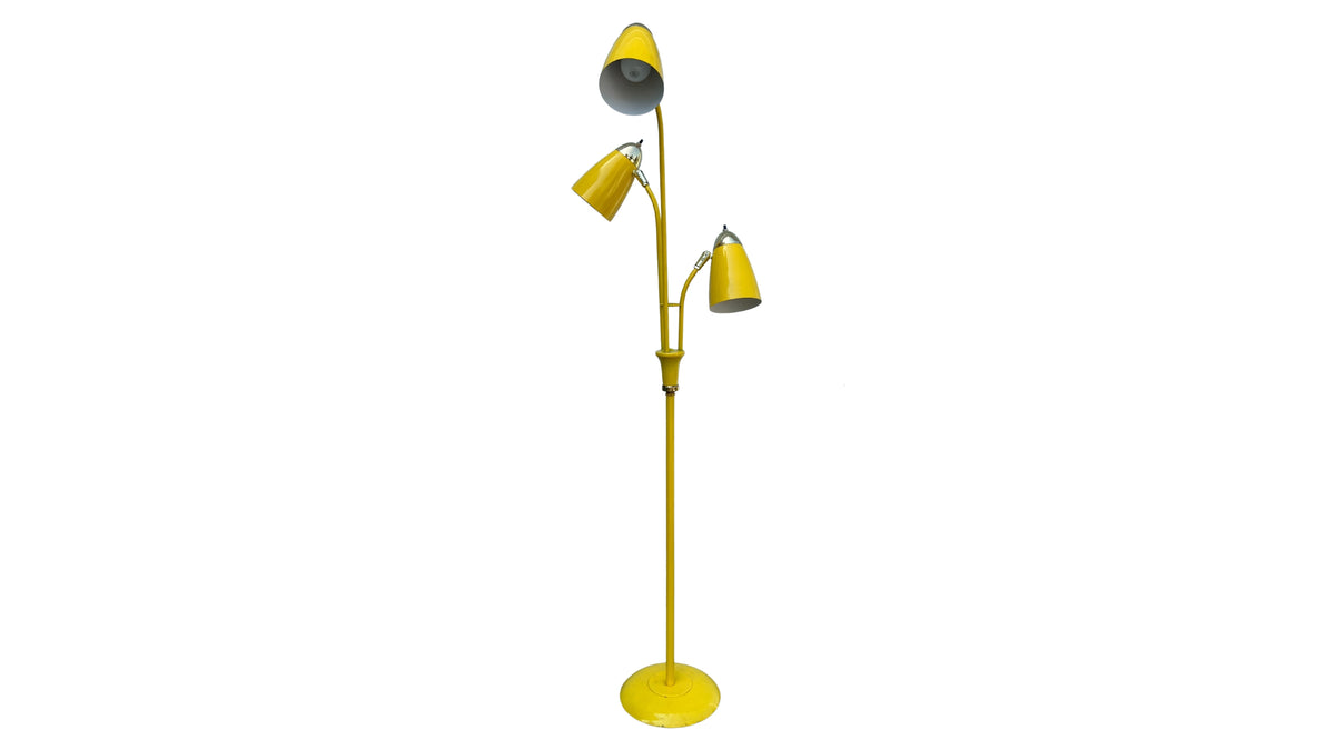 Vintage Yellow Stem Lamp