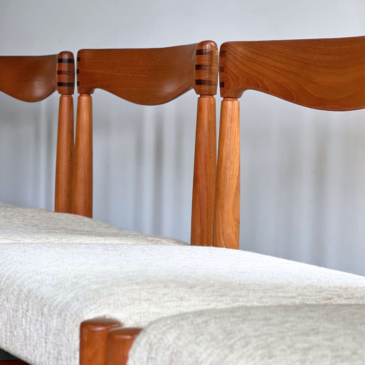Teak Dining Chairs by H.W. Klein for Bramin