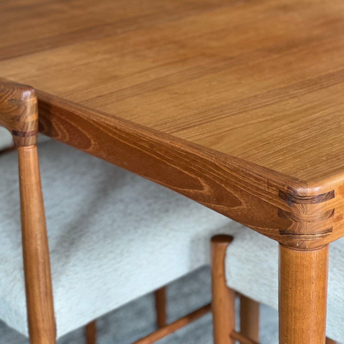 Teak Dining Table by H.W. Klein for Bramin