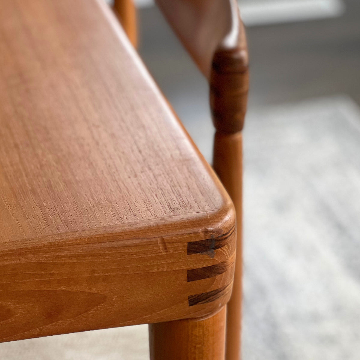 Teak Dining Table by H.W. Klein for Bramin